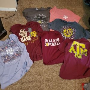 Texas A&M college softball shirts